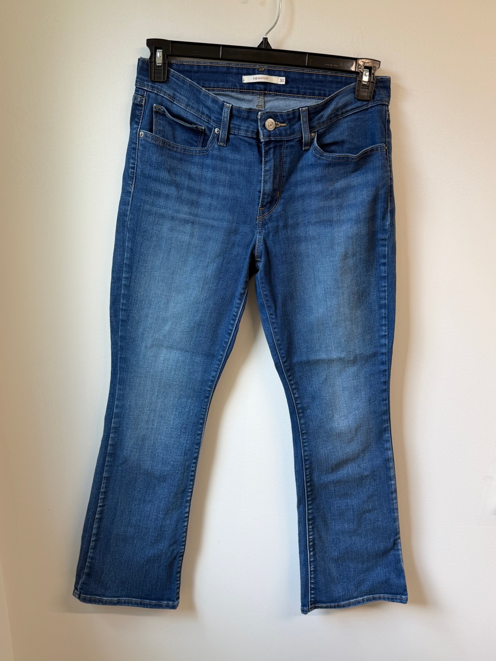 Levi's Medium Blue Stretch Bootcut Jeans